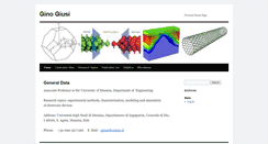 Desktop Screenshot of ginogiusi.com